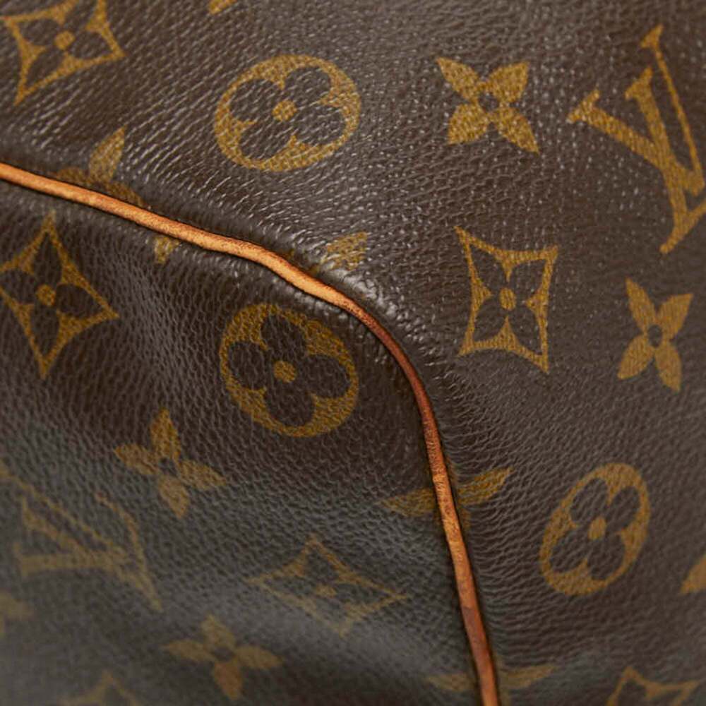 LOUIS VUITTON Brown Monogram Leather Speedy 35 Boston Bag - Picture 7 of 12